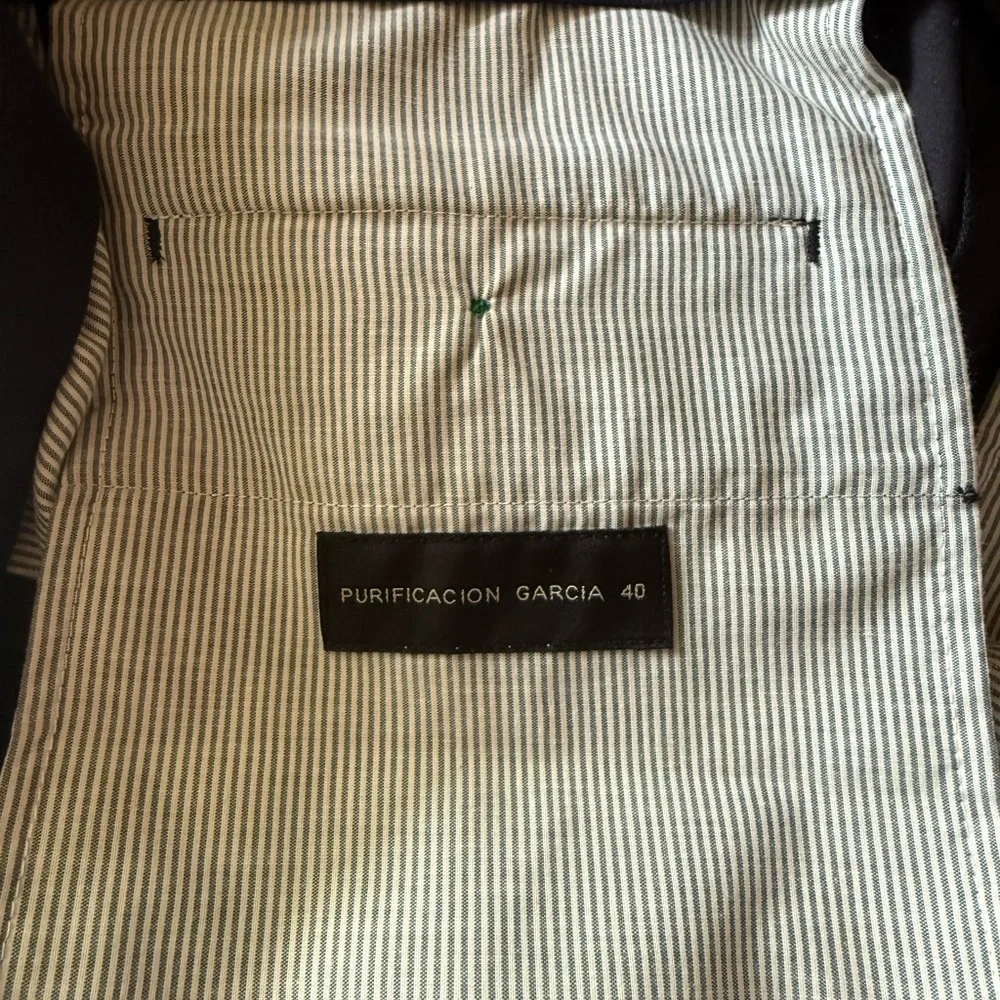 NWT Purificacion Garcia Men's Navy Trousers
